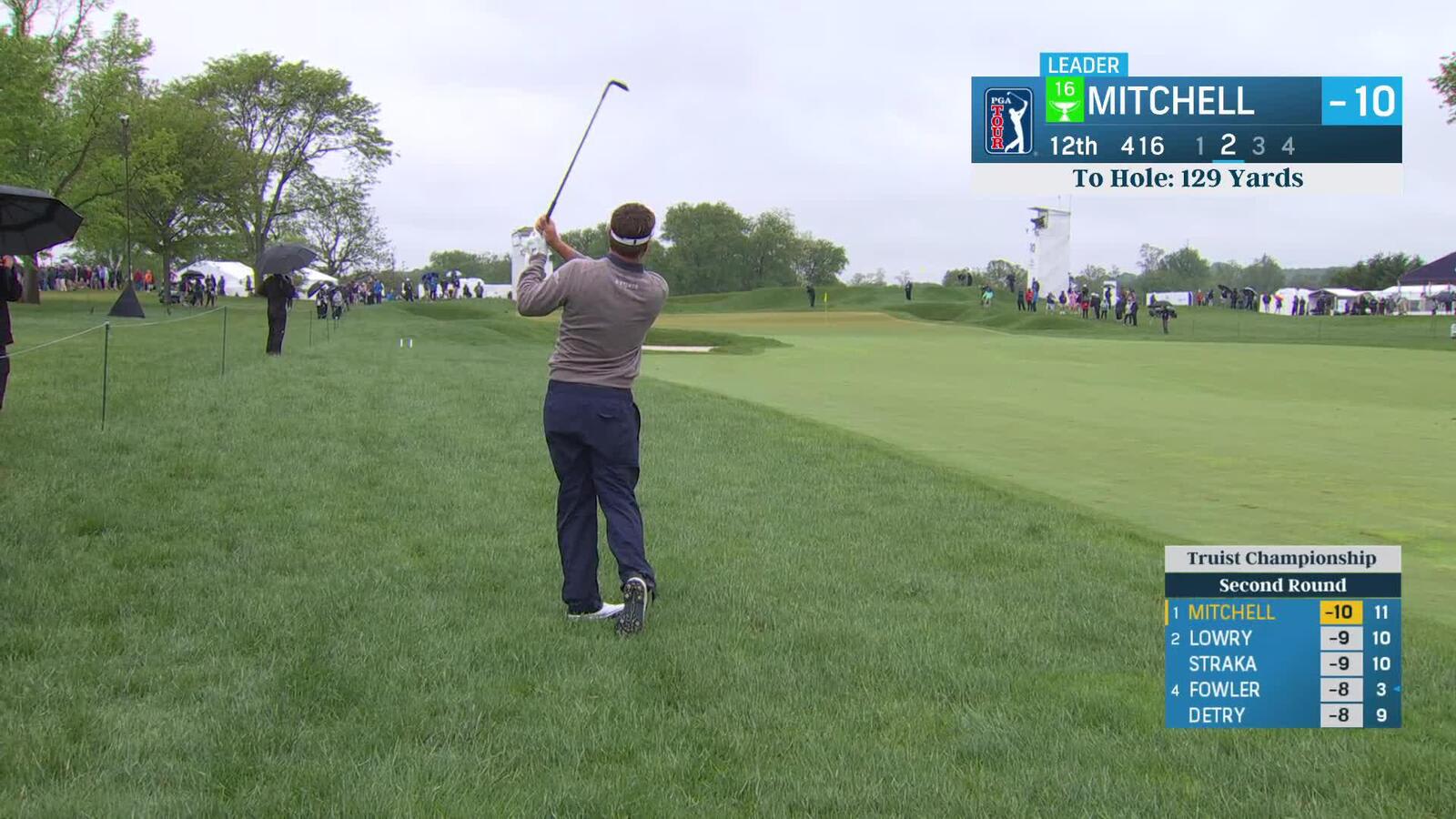 Keith Mitchell | Round 2 | 12th hole | Shot 2 | 2025 Truist Championship