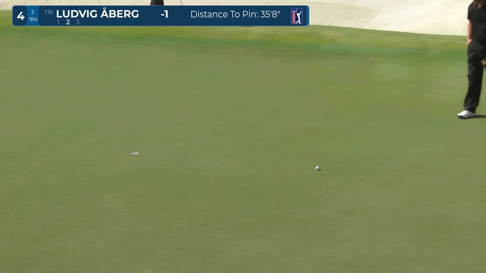 Ludvig Åberg | Round 1 | 4th hole | Shot 2 | 2026 Truist Championship