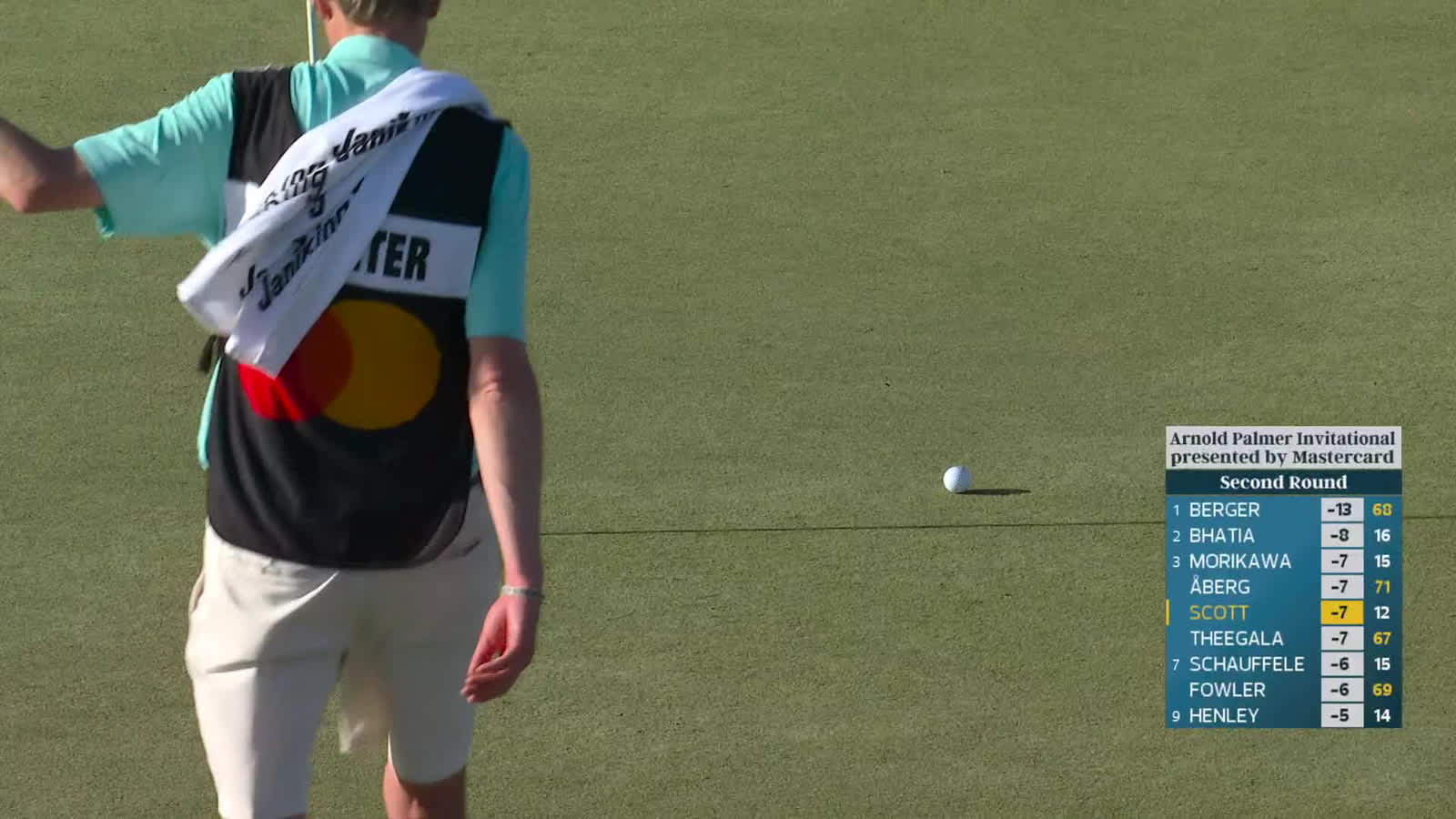 Adam Scott | Round 2 | 13th hole | Shot 4 | 2026 Arnold Palmer