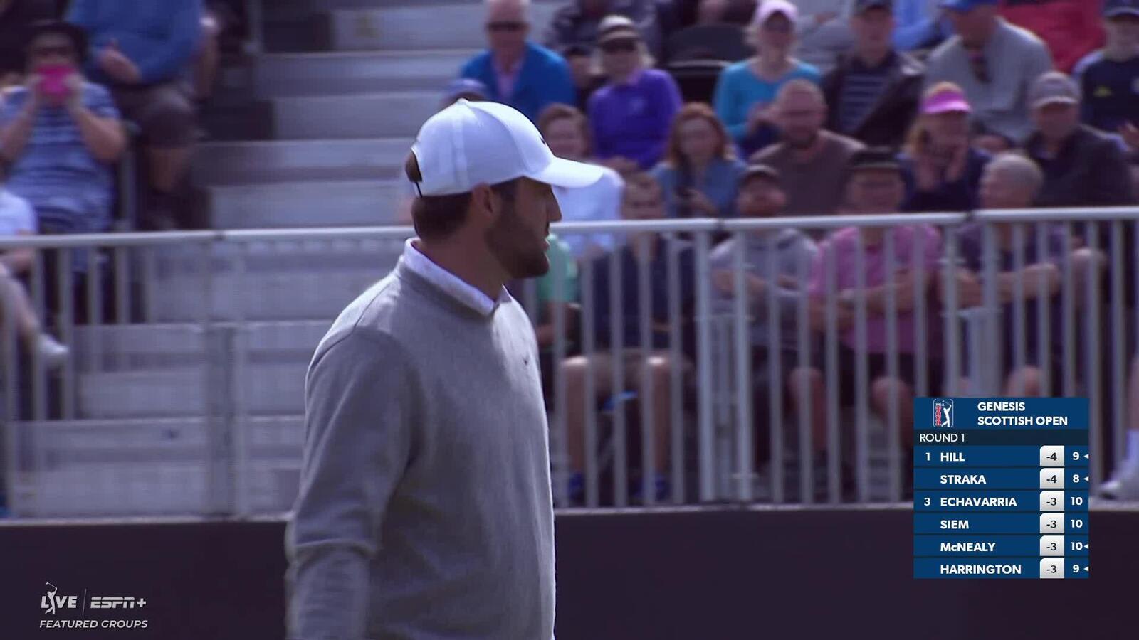 Scottie Scheffler | Round 1 | 17th hole | Shot 3 | 2025 Genesis Scottish Open