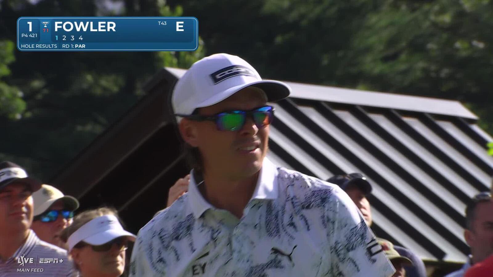 Rickie Fowler | Round 2 | 1st hole | Shot 1 | 2025 Travelers