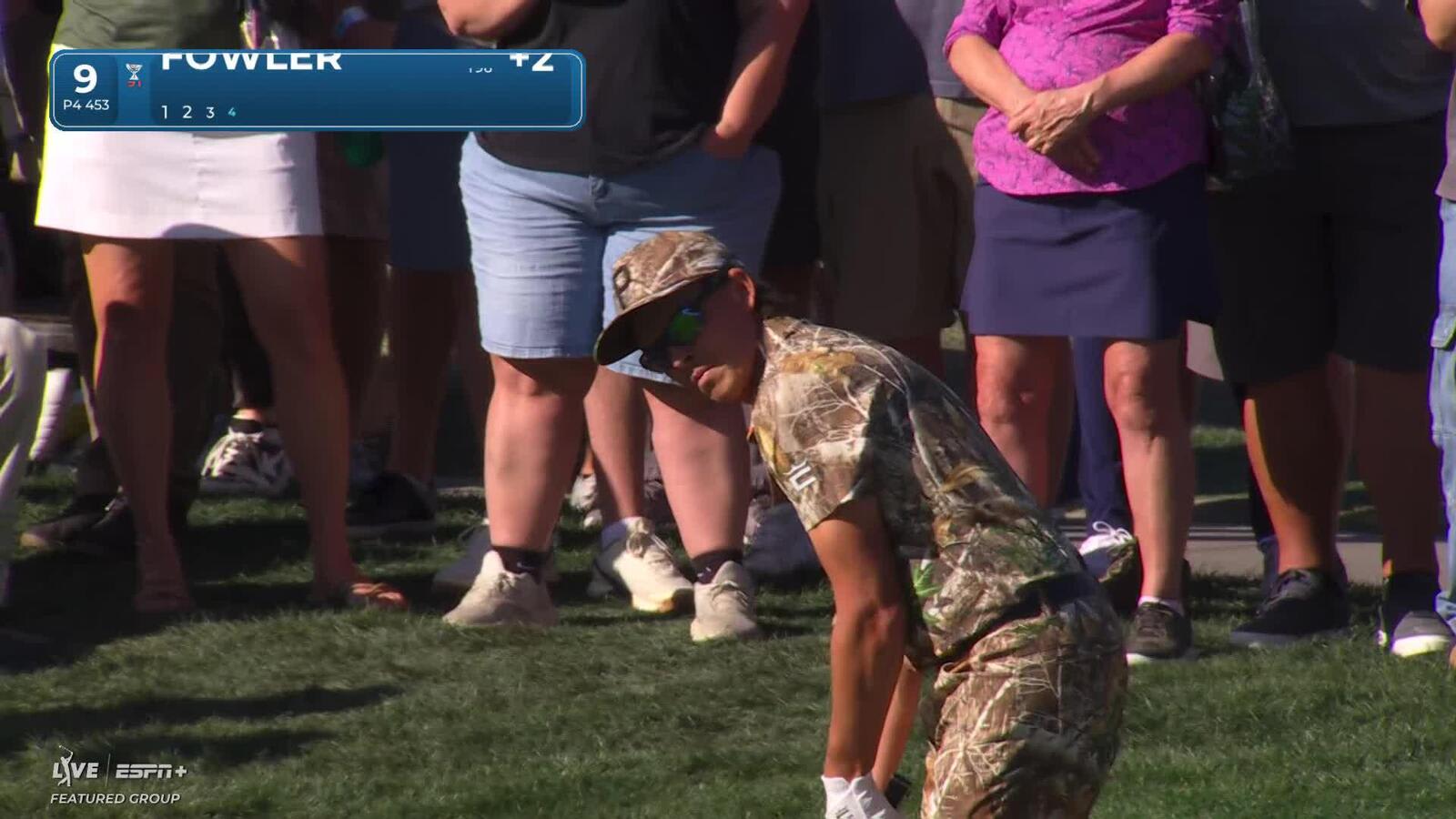 Rickie Fowler | Round 1 | 9th hole | Shot 4 | 2025 WM Phoenix Open