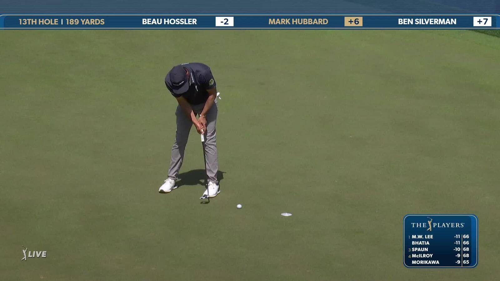 Mark Hubbard | Round 2 | 13th hole | Shot 4 | 2025 THE PLAYERS