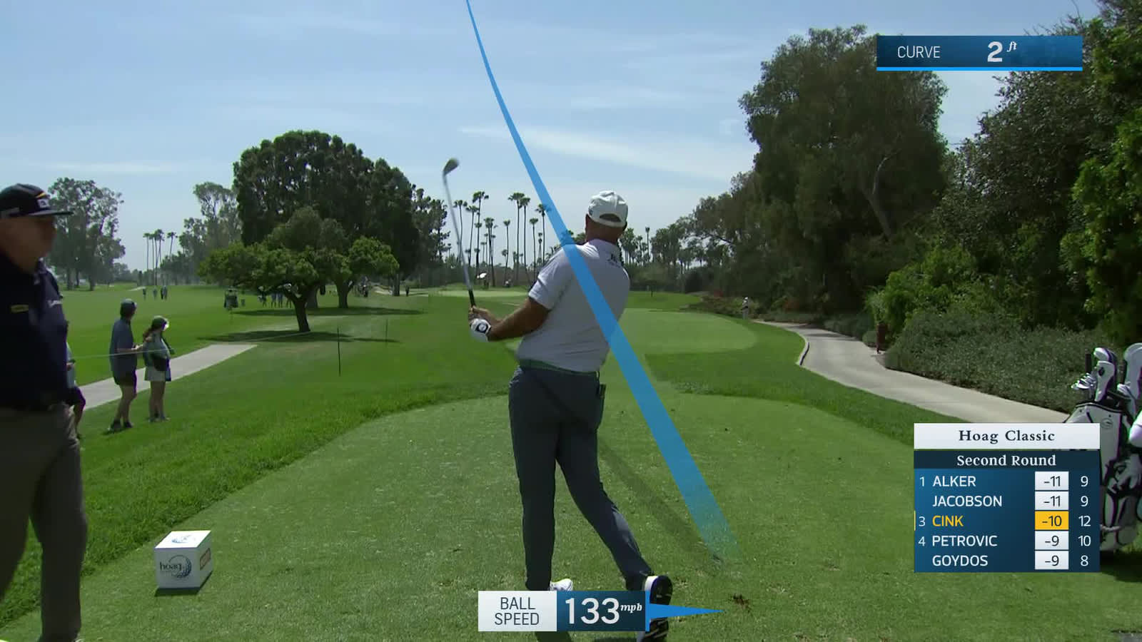 Stewart Cink | Round 2 | 13th hole | Shot 1 | 2026 Hoag Classic