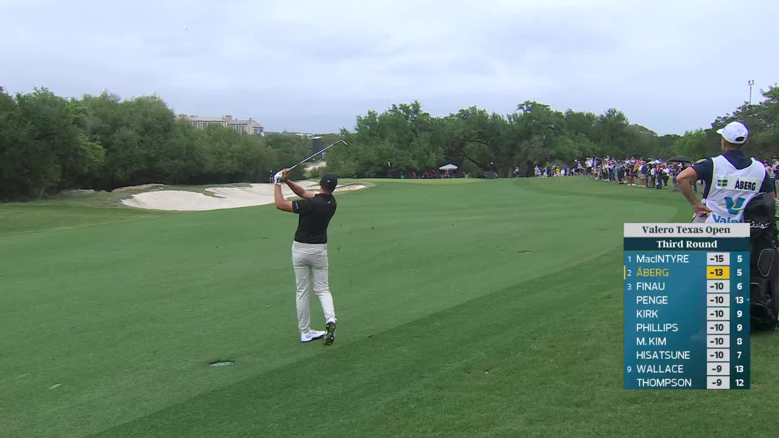 Ludvig Åberg | Round 3 | 6th hole | Shot 2 | 2026 Valero