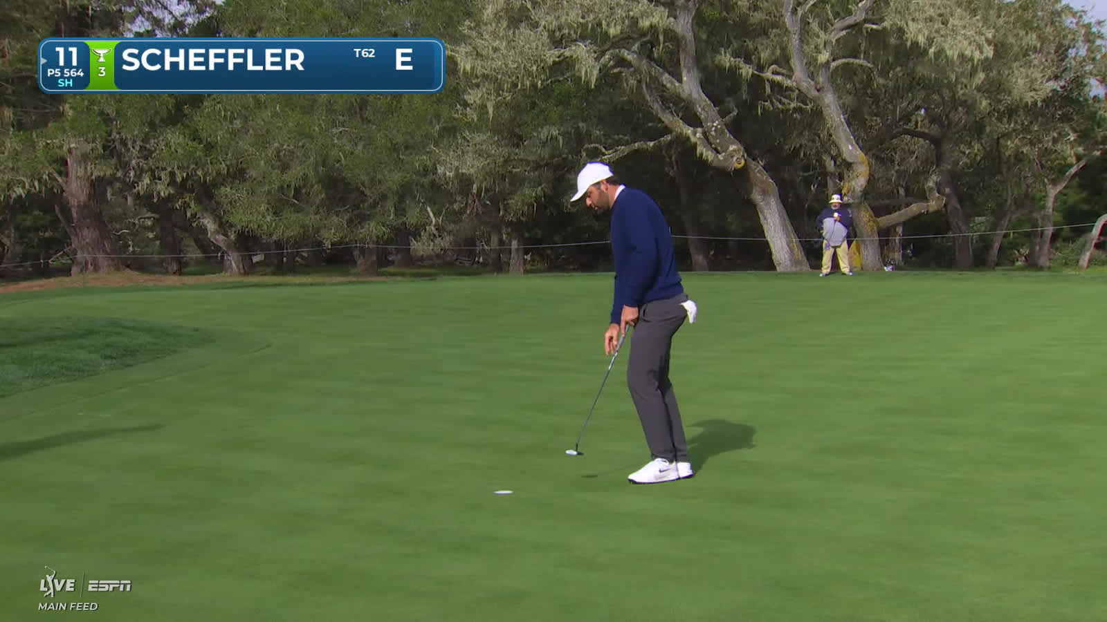 Scottie Scheffler | Round 2 | 11th hole | Shot 5 | 2026 AT&T Pebble Beach