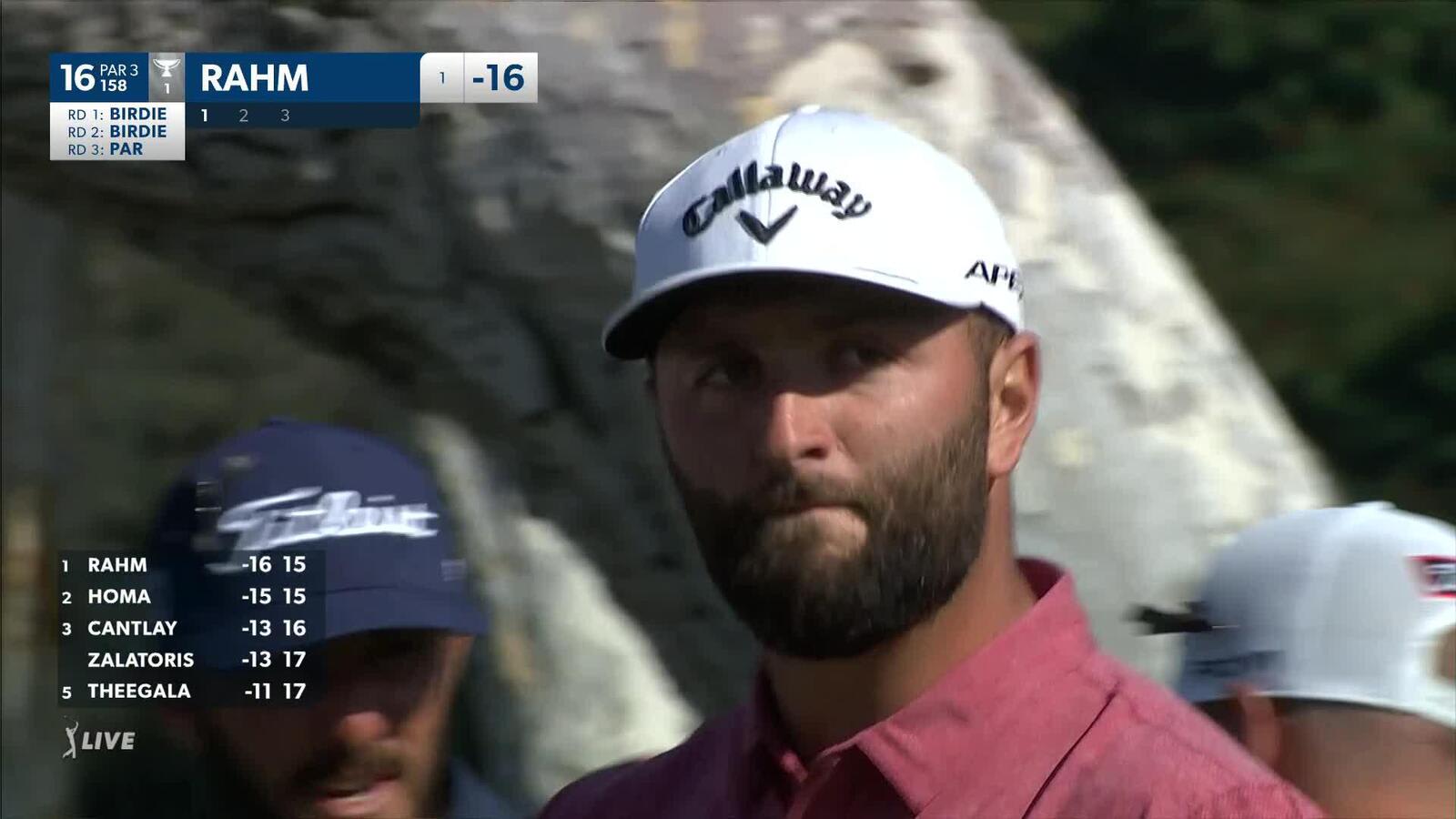 Jon Rahm | 2023 Genesis | Round 4 | 16th hole | Shot 1