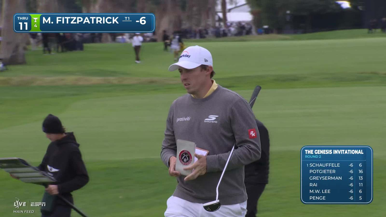 Matt Fitzpatrick | Round 2 | 11th hole | Shot 4 | 2026 The Genesis