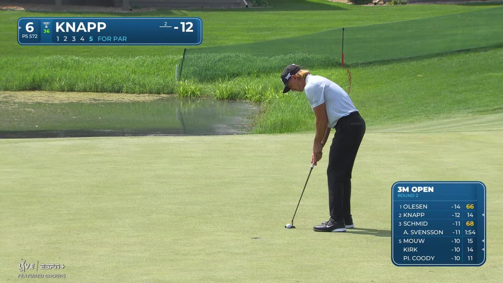 Jake Knapp | Round 2 | 6th hole | Shot 5 | 2025 3M Open