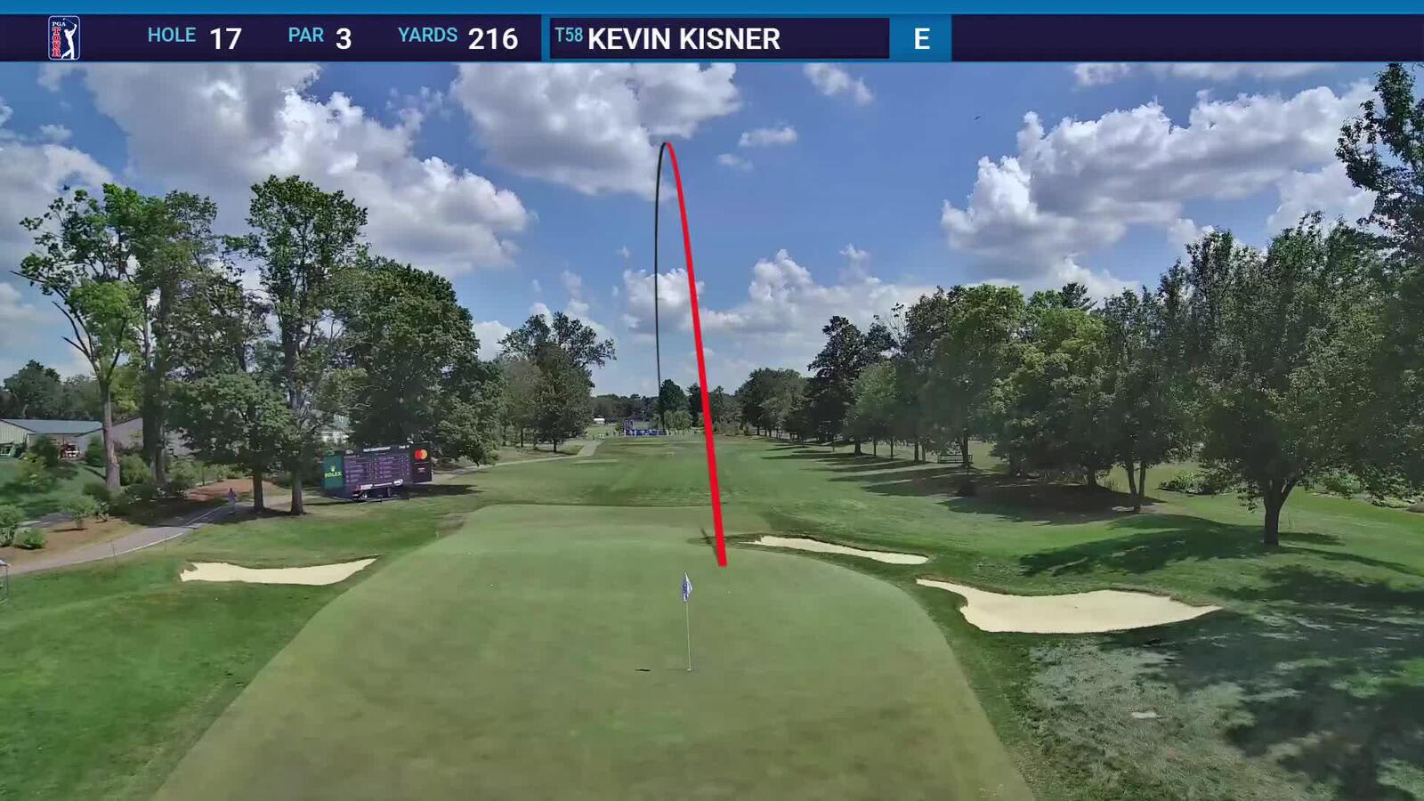 Kevin Kisner | Round 1 | 17th hole | Shot 1 | 2025 ISCO Championship