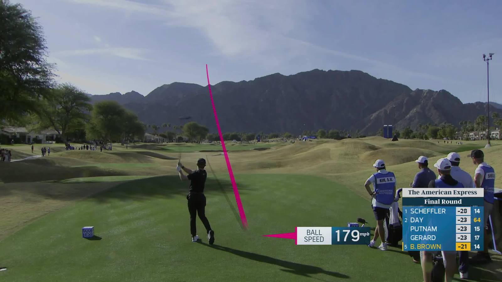 Blades Brown | Round 4 | 15th hole | Shot 1 | 2026 The American Express