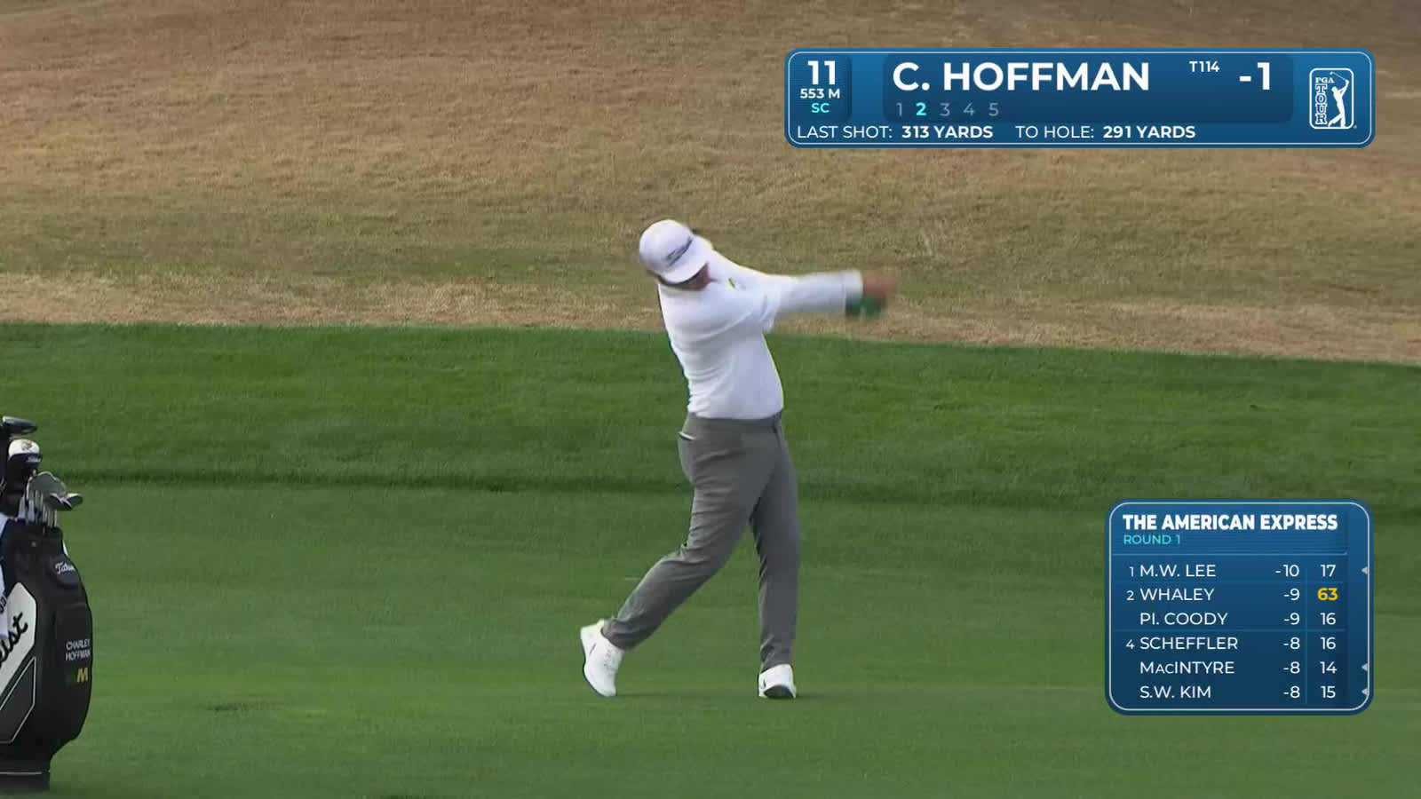 Charley Hoffman | Round 1 | 11th hole | Shot 2 | 2026 The American Express