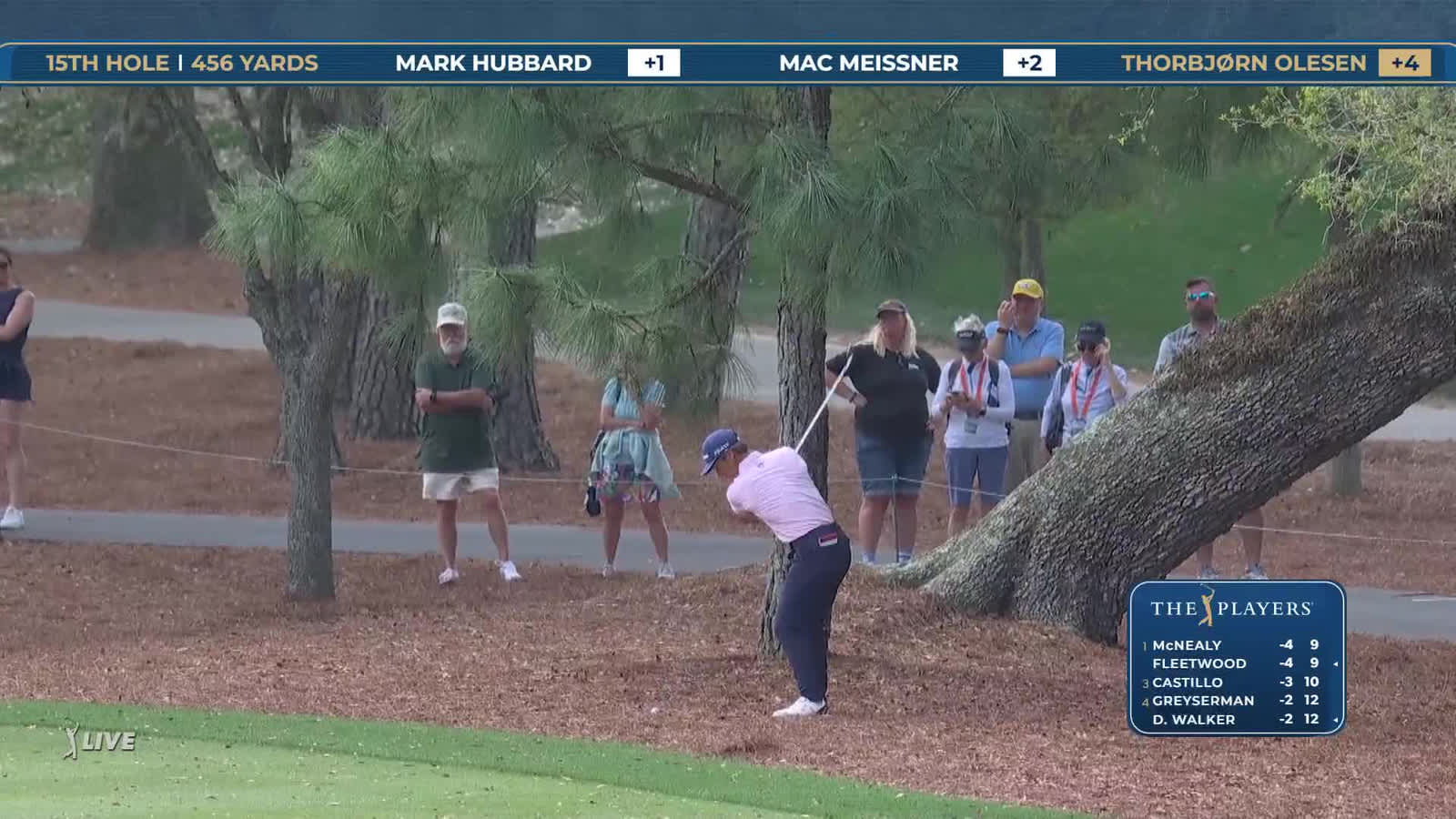 Thorbjørn Olesen | Round 1 | 15th hole | Shot 2 | 2026 THE PLAYERS