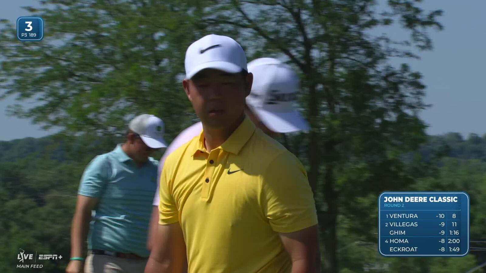 Tom Kim | Round 2 | 3rd hole | Shot 1 | 2025 John Deere