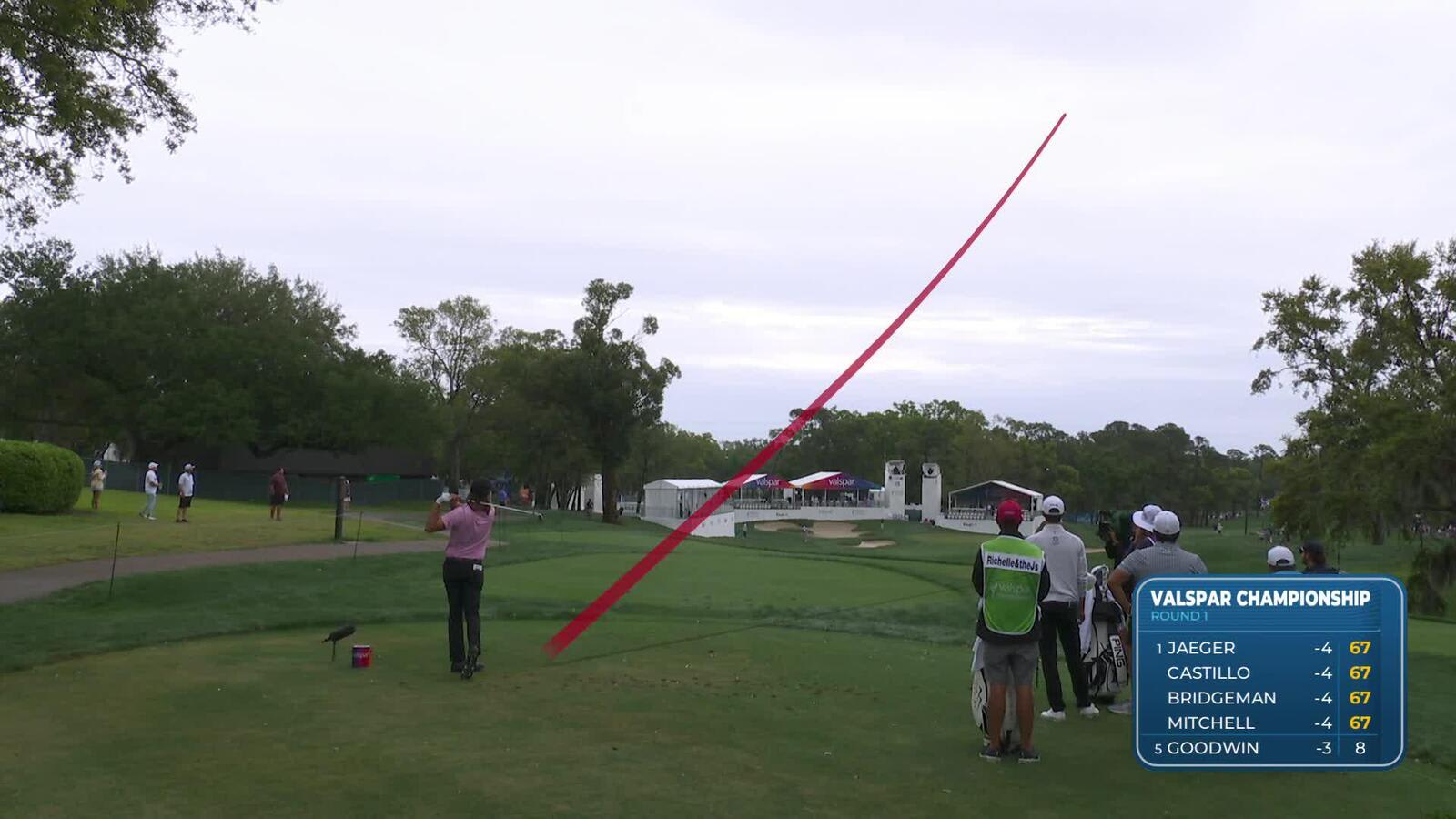 Aaron Baddeley | Round 1 | 15th hole | Shot 1 | 2025 Valspar