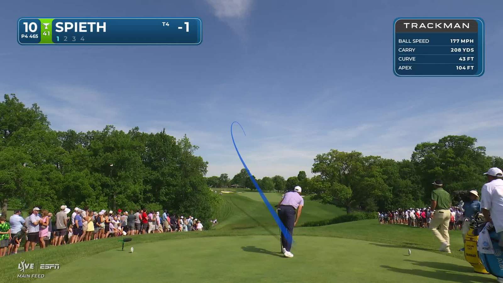 Jordan Spieth | Round 1 | 10th hole | Shot 1 | 2026 the Memorial