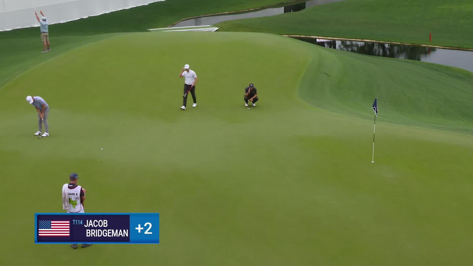 Jacob Bridgeman | Round 2 | 15th hole | Shot 3 | 2025 Houston Open