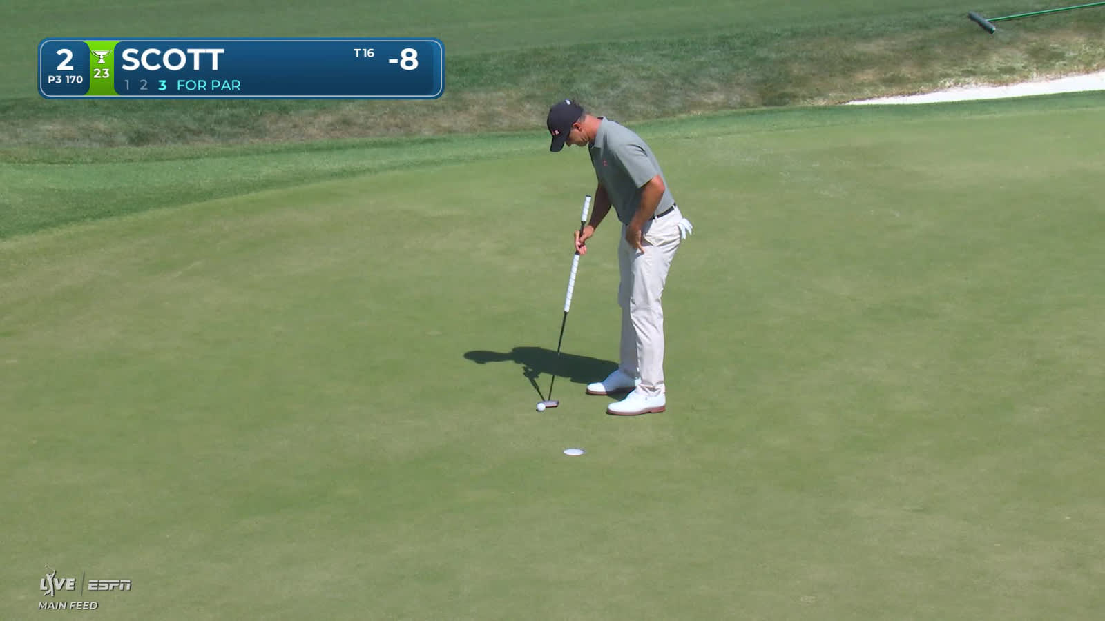 Adam Scott | Round 4 | 2nd hole | Shot 3 | 2026 Texas Children's