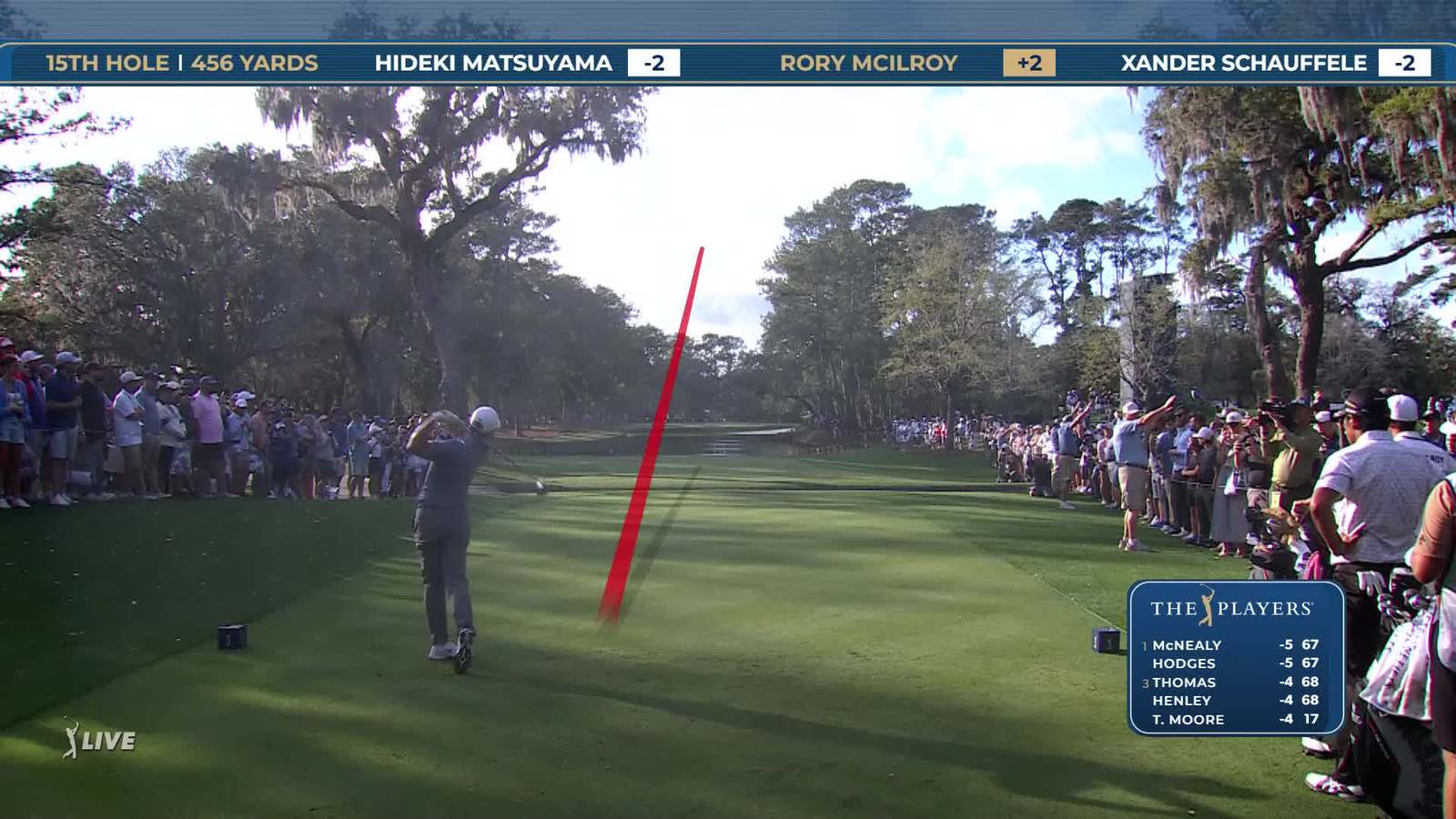 Rory McIlroy | Round 1 | 15th hole | Shot 1 | 2026 THE PLAYERS