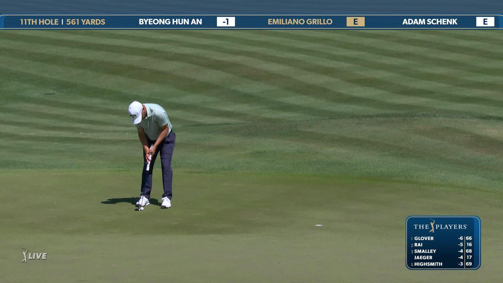 Emiliano Grillo | Round 1 | 11th hole | Shot 5 | 2025 THE PLAYERS