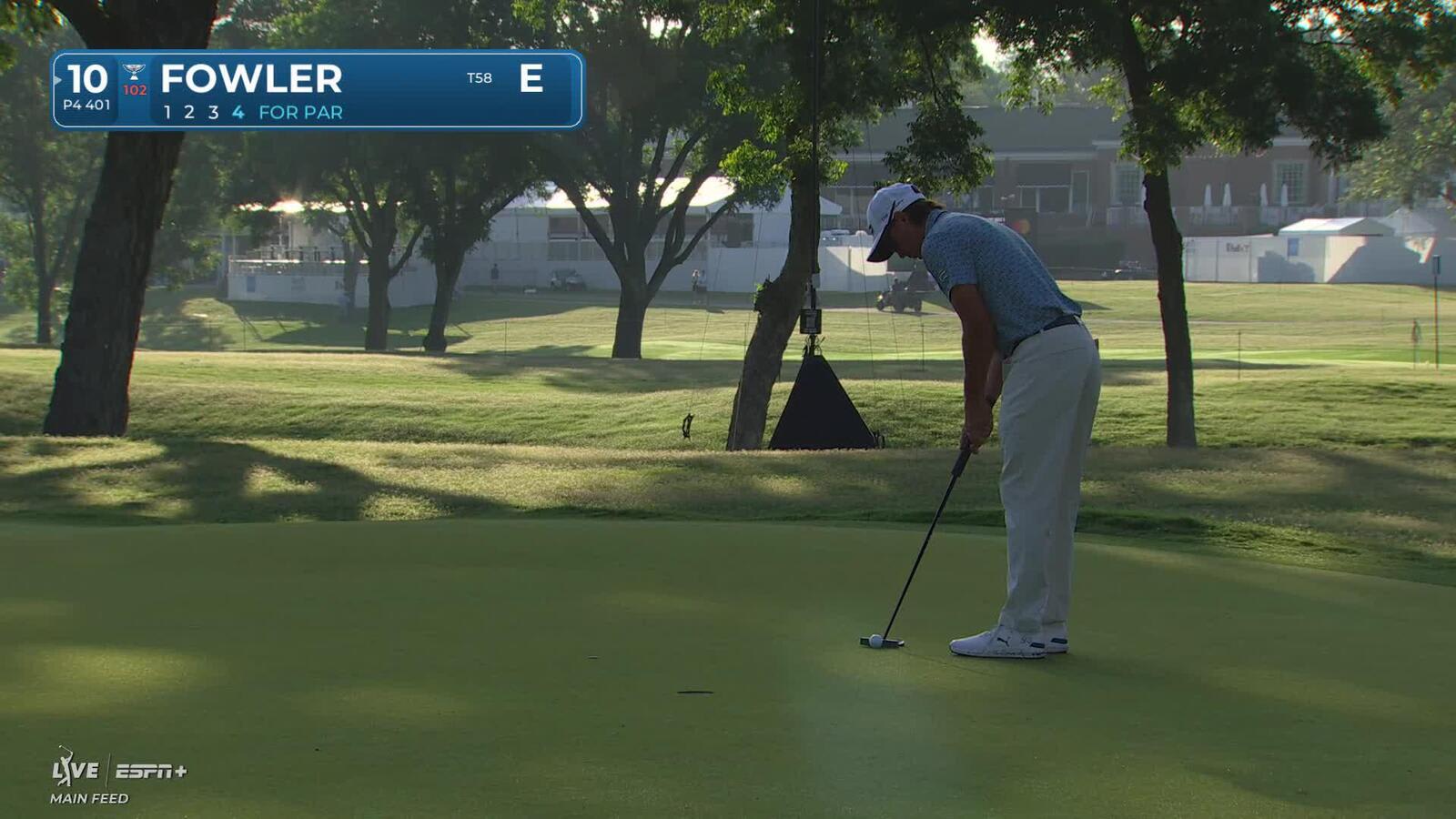 Rickie Fowler | Round 2 | 10th hole | Shot 4 | 2025 Charles Schwab