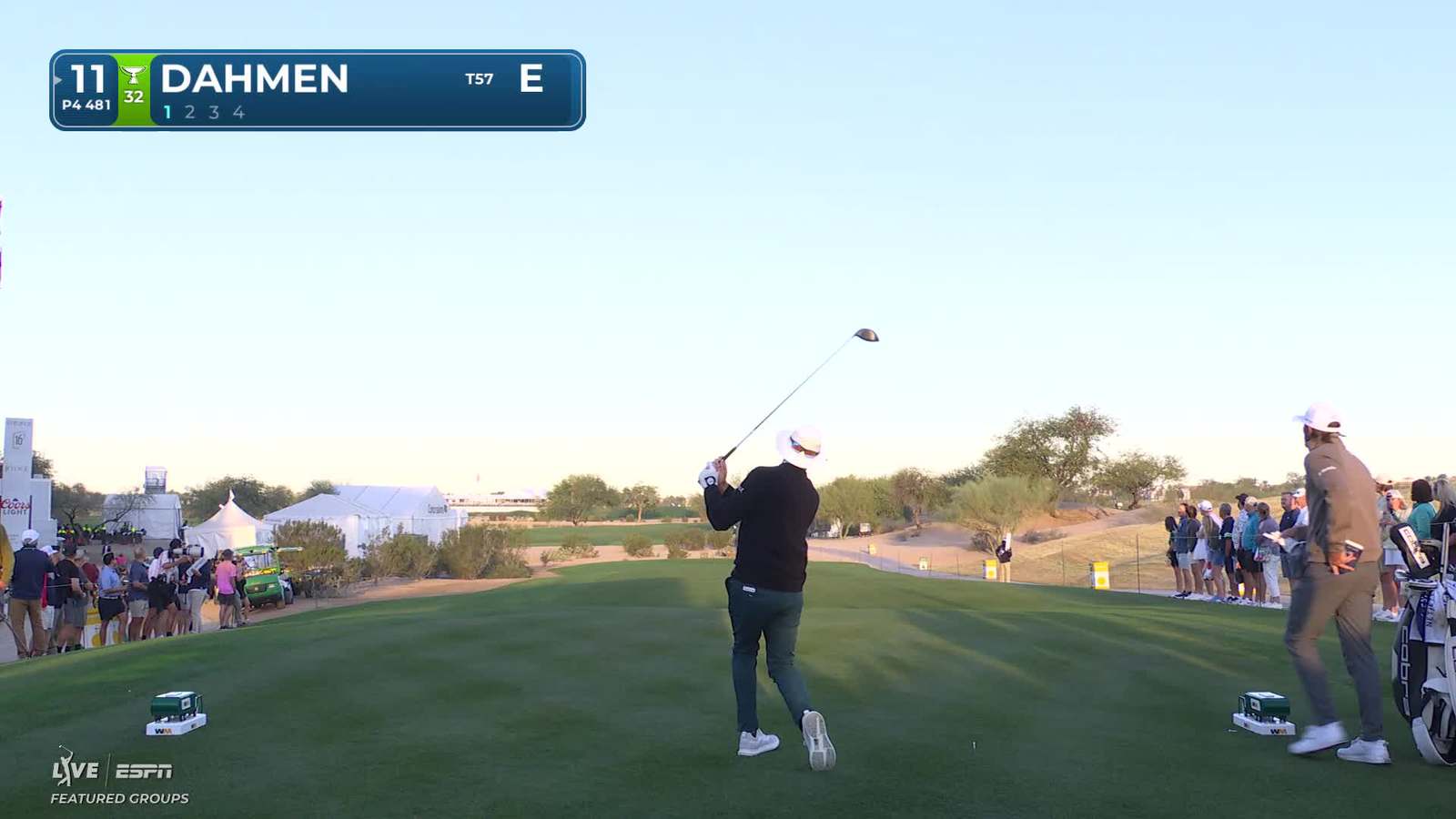 Joel Dahmen | Round 2 | 11th hole | Shot 1 | 2026 WM Phoenix Open