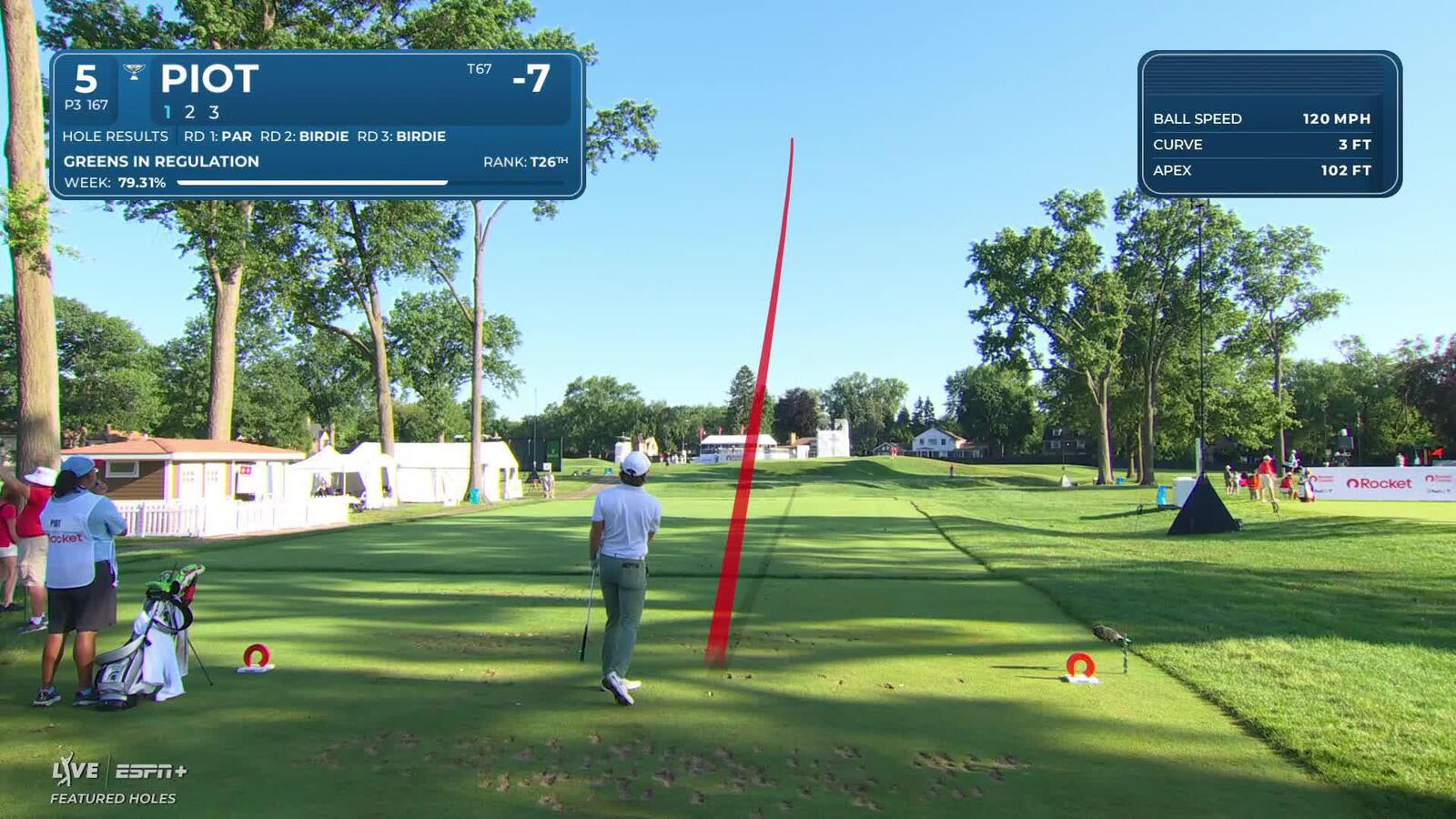 James Piot | Round 4 | 5th hole | Shot 1 | 2025 Rocket Classic