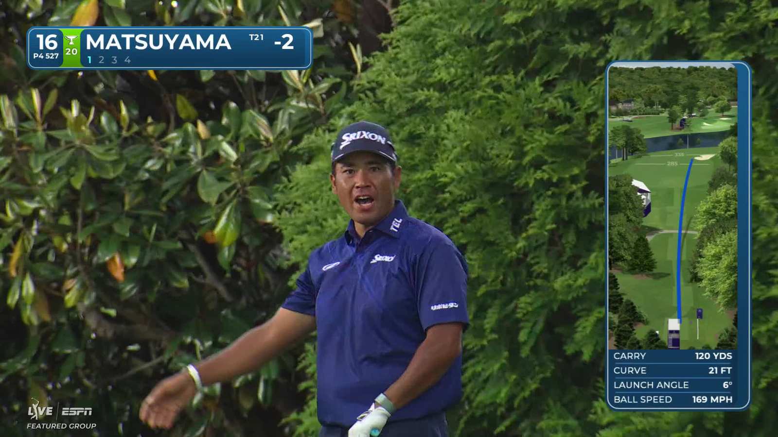 Hideki Matsuyama | Round 1 | 16th hole | Shot 1 | 2026 Truist Championship