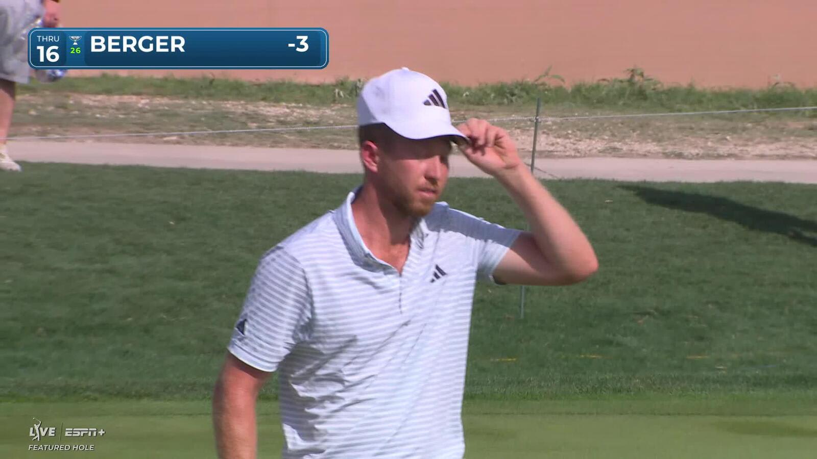 Daniel Berger | Round 1 | 16th hole | Shot 4 | 2025 Valero