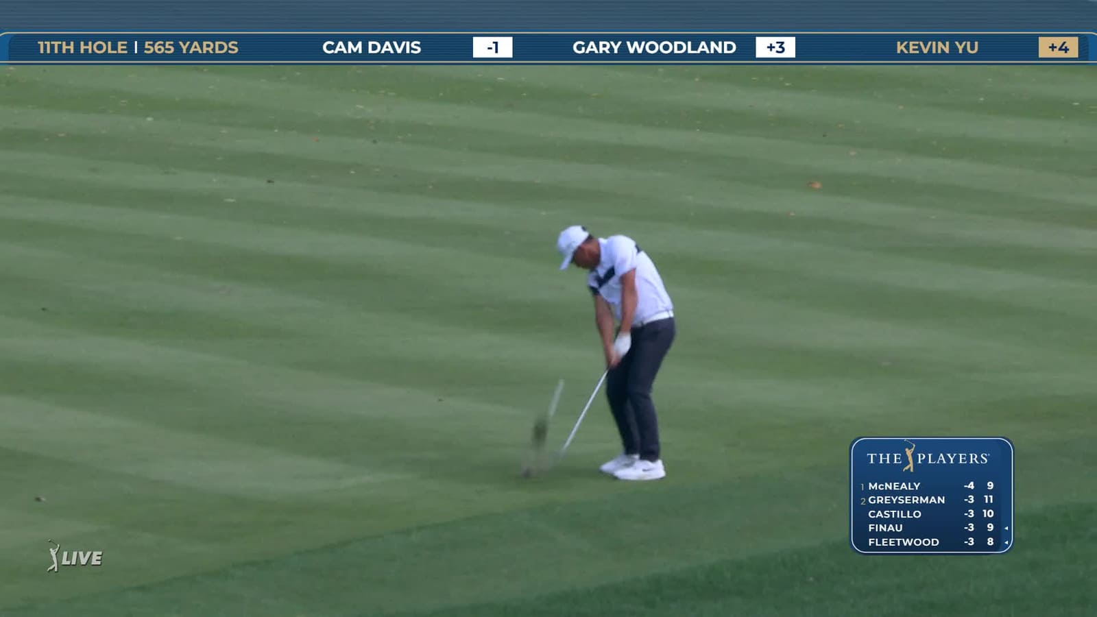 Kevin Yu | Round 1 | 11th hole | Shot 4 | 2026 THE PLAYERS