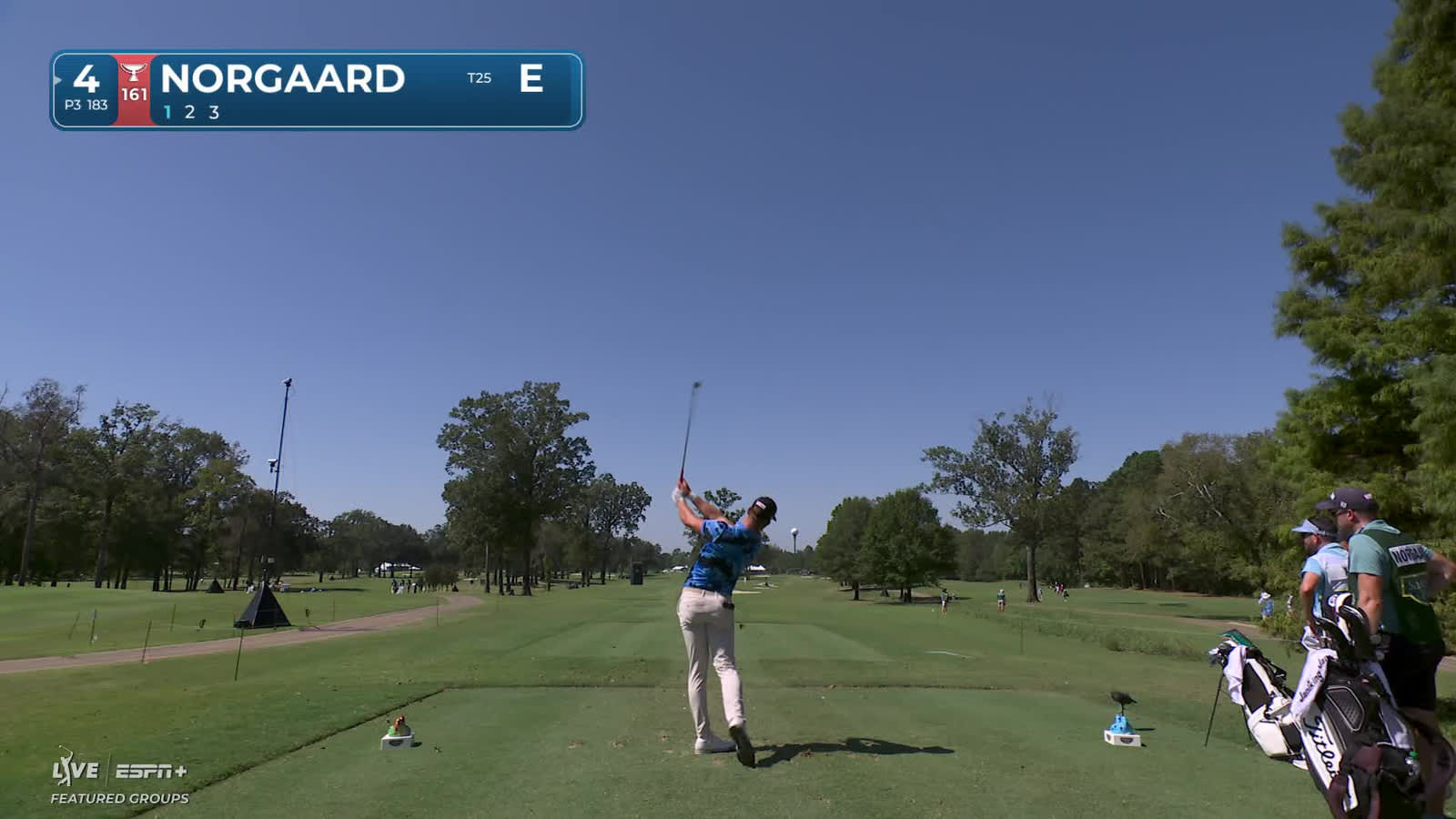 Niklas Norgaard | Round 1 | 4th hole | Shot 1 | 2025 Sanderson Farms