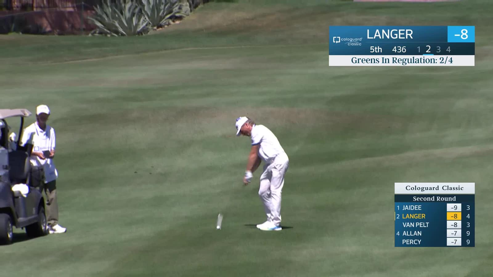 Bernhard Langer | Round 2 | 5th hole | Shot 2 | 2026 Cologuard