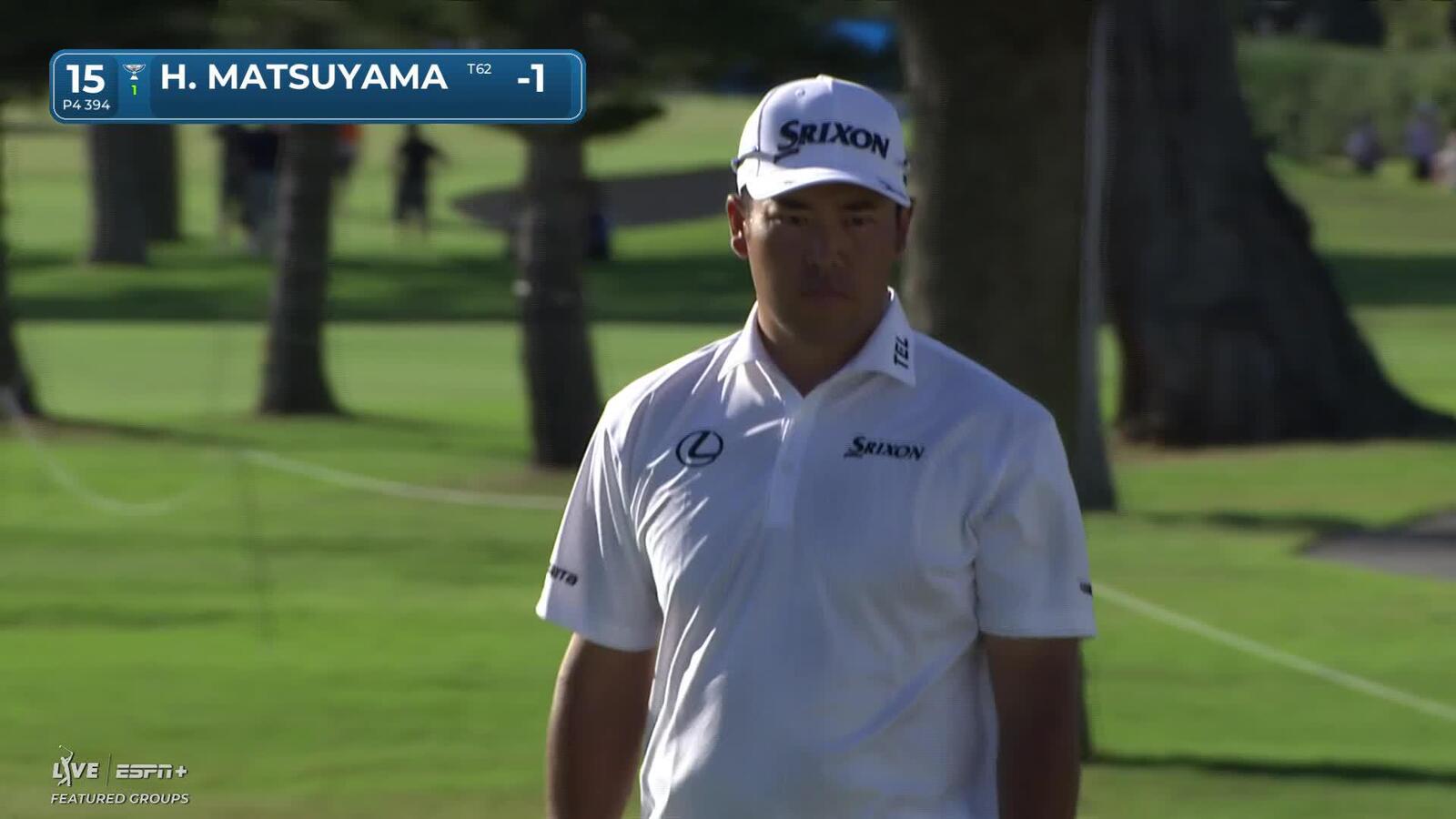 Hideki Matsuyama | Round 1 | 15th hole | Shot 4 | 2025 Sony Open