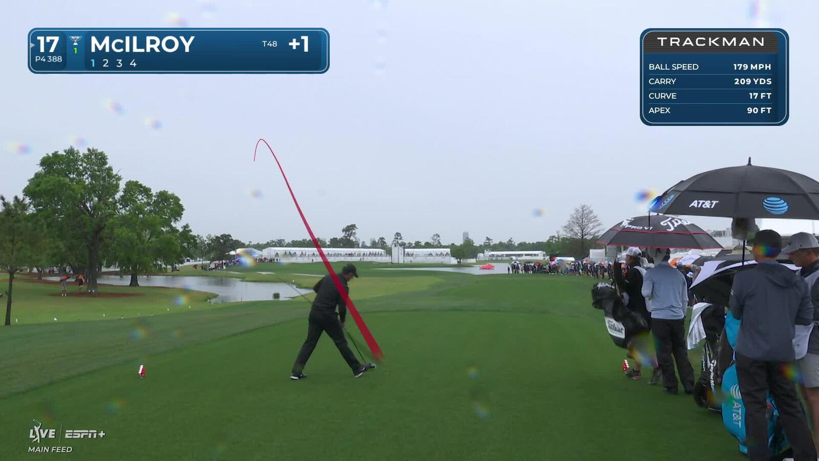 Rory McIlroy | Round 1 | 17th hole | Shot 1 | 2025 Houston Open