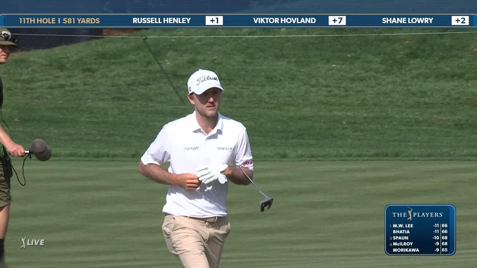 Russell Henley | Round 2 | 11th hole | Shot 3 | 2025 THE PLAYERS