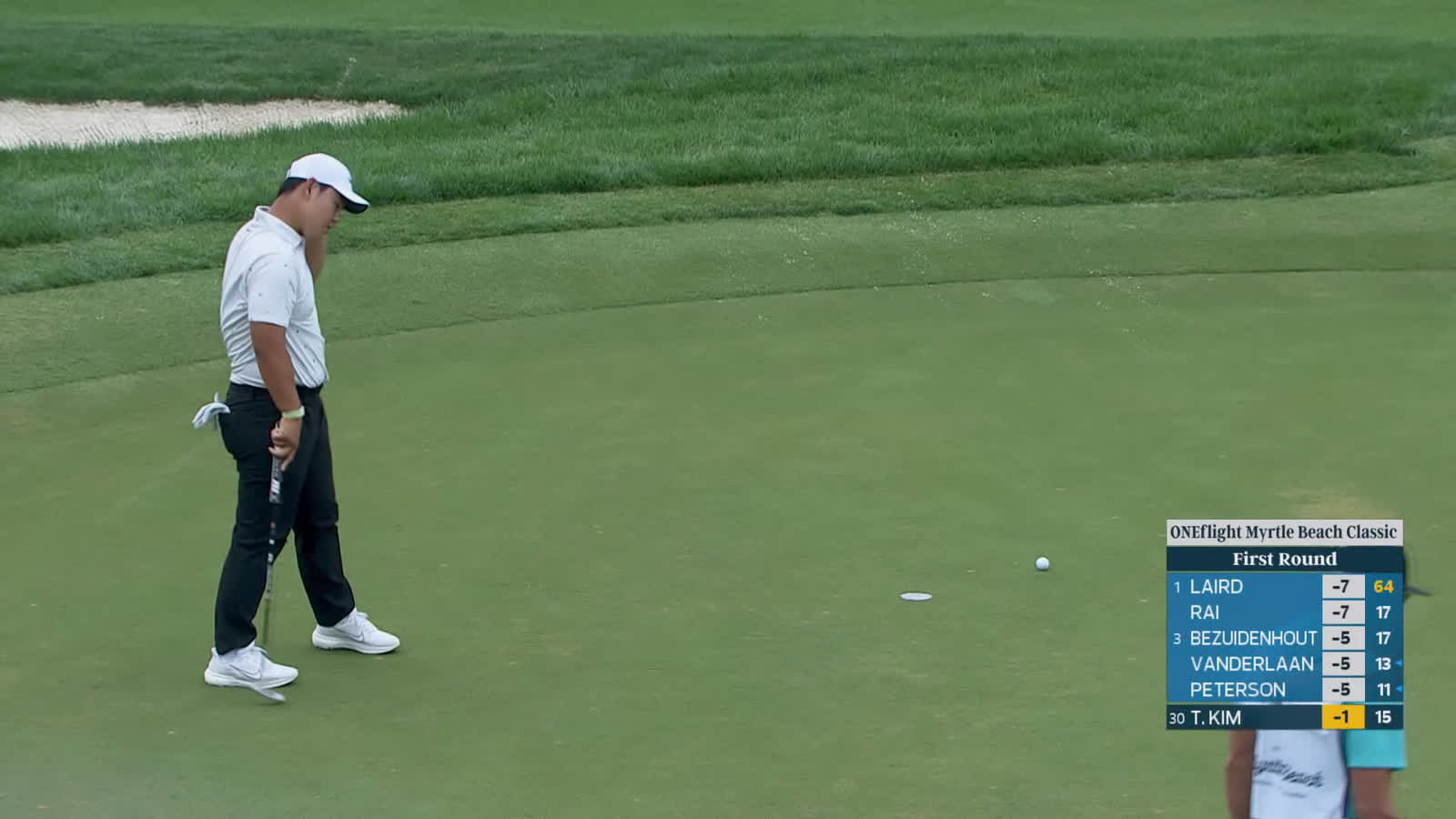 Tom Kim | Round 1 | 16th hole | Shot 4 | 2026 ONEflight Myrtle