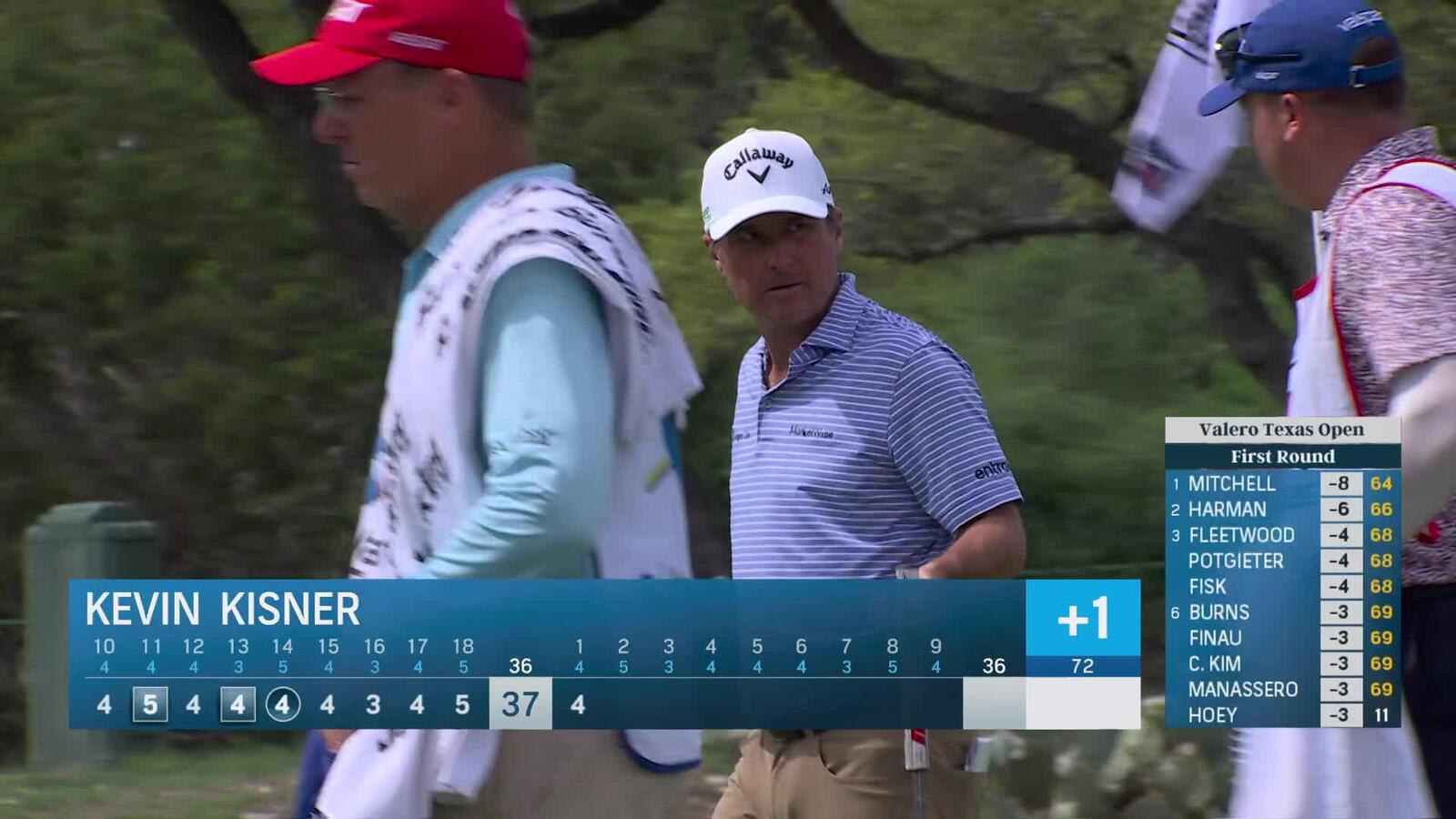 Kevin Kisner | Round 1 | 1st hole | Shot 4 | 2025 Valero