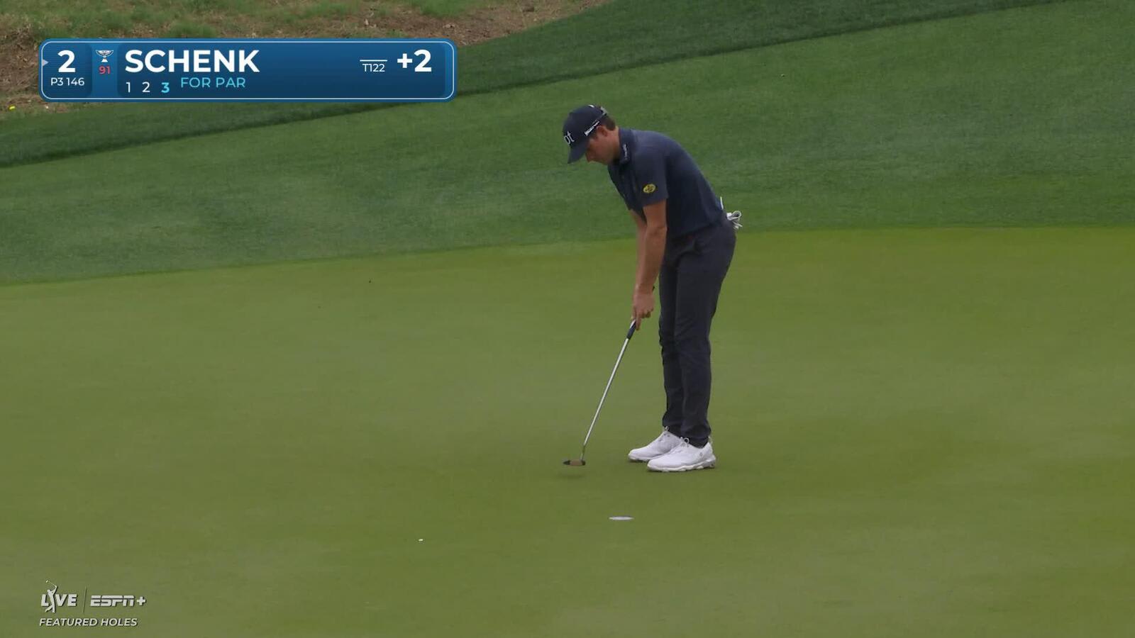 Adam Schenk | Round 2 | 2nd hole | Shot 3 | 2025 Houston Open