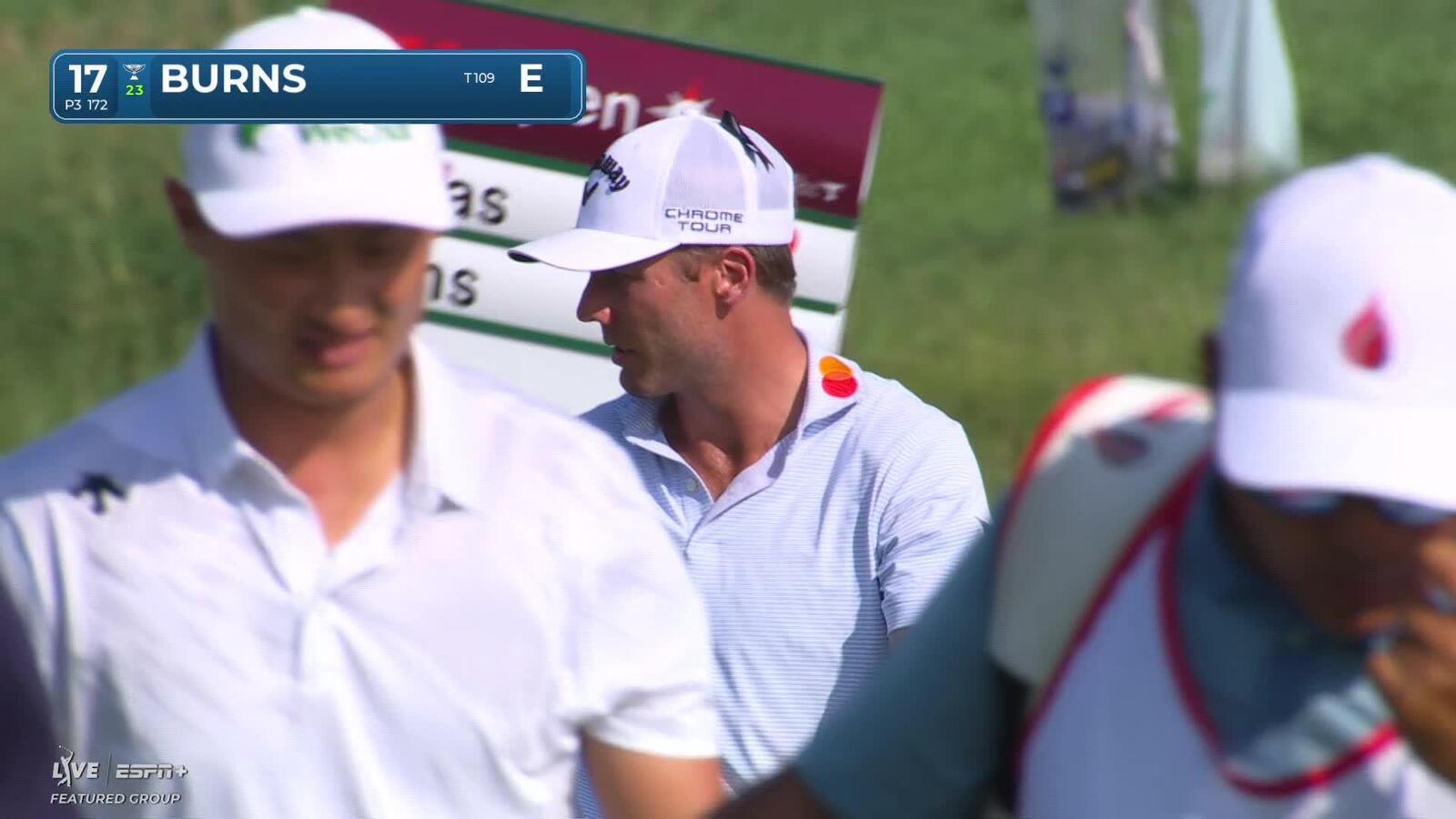 Sam Burns | Round 1 | 17th hole | Shot 1 | 2025 3M Open