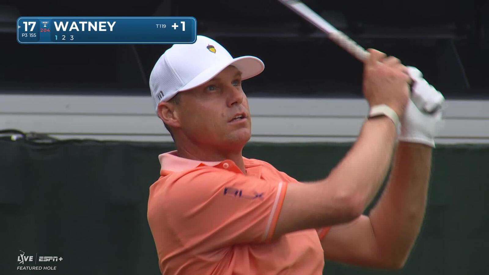 Nick Watney | Round 1 | 17th hole | Shot 1 | 2025 THE CJ CUP