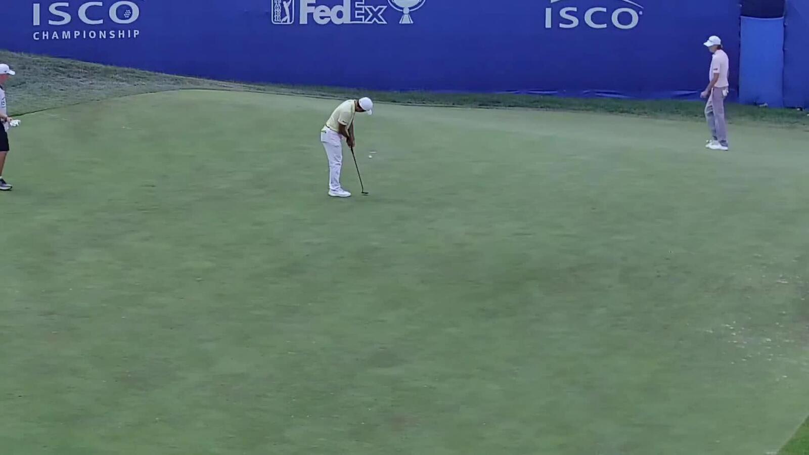 Takumi Kanaya | Round 1 | 17th hole | Shot 3 | 2025 ISCO Championship