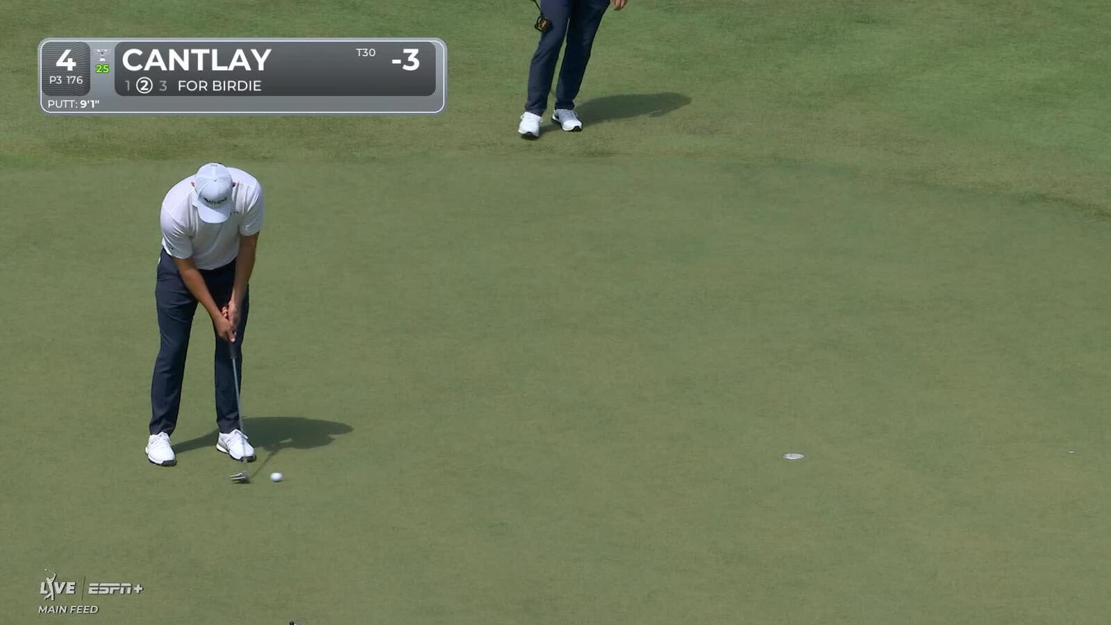 Patrick Cantlay | Round 3 | 4th hole | Shot 2 | 2025 FedEx St. Jude