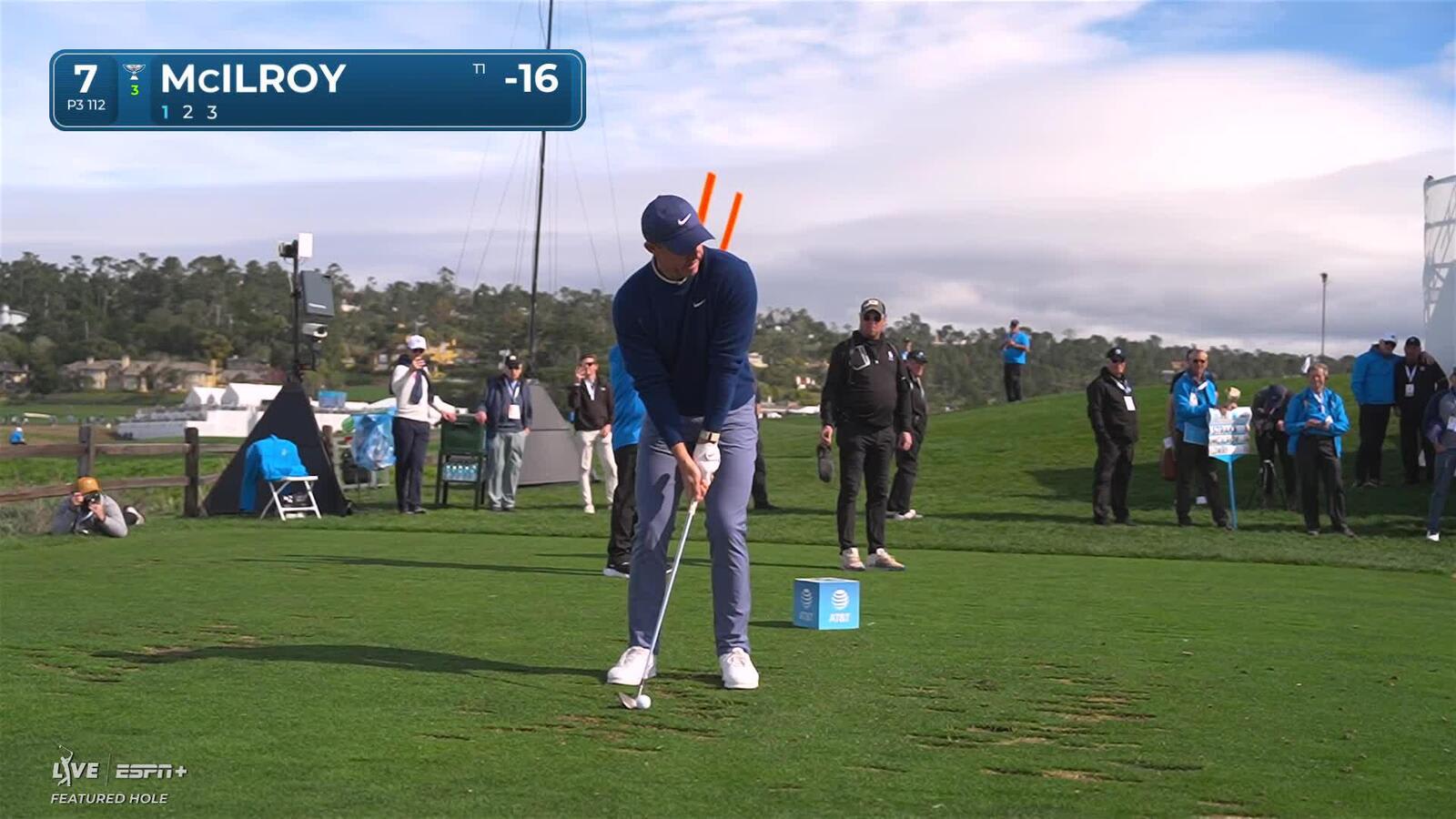 Rory McIlroy | Round 4 | 7th hole | Shot 1 | 2025 AT&T Pebble Beach