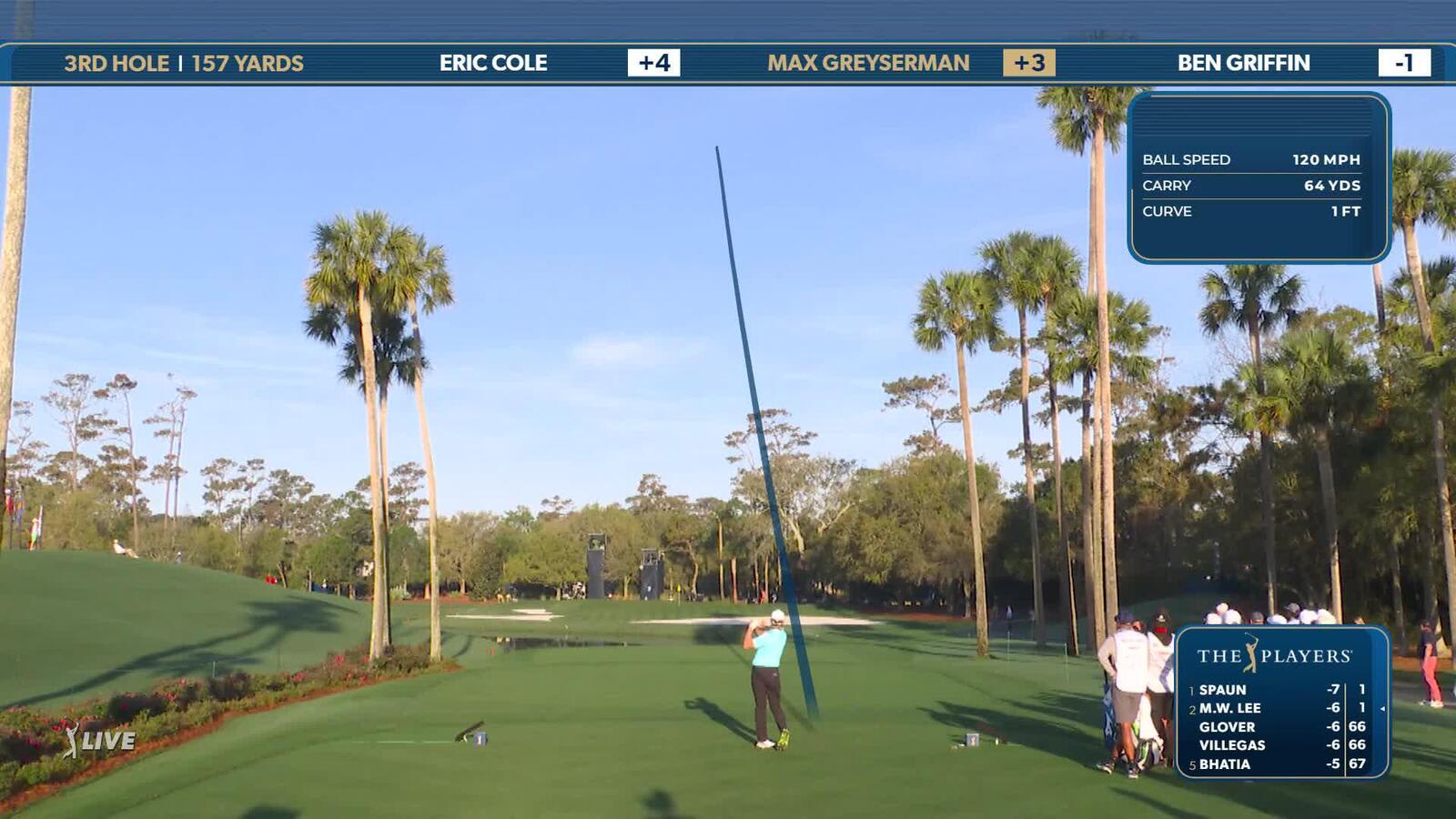 Max Greyserman | Round 2 | 3rd hole | Shot 1 | 2025 THE PLAYERS