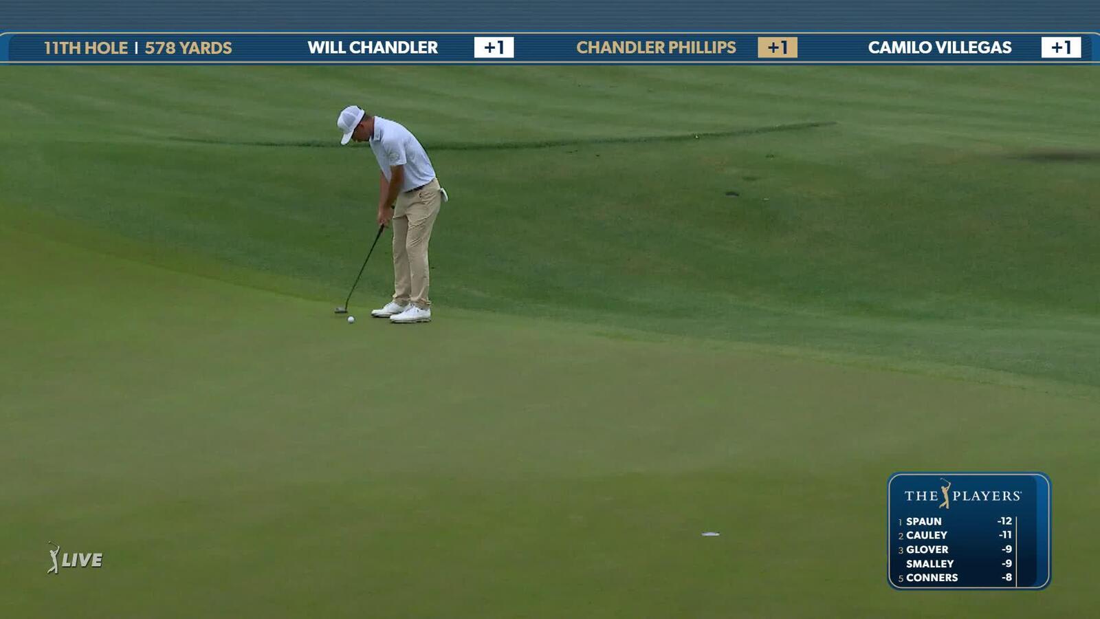 Chandler Phillips | Round 4 | 11th hole | Shot 5 | 2025 THE PLAYERS