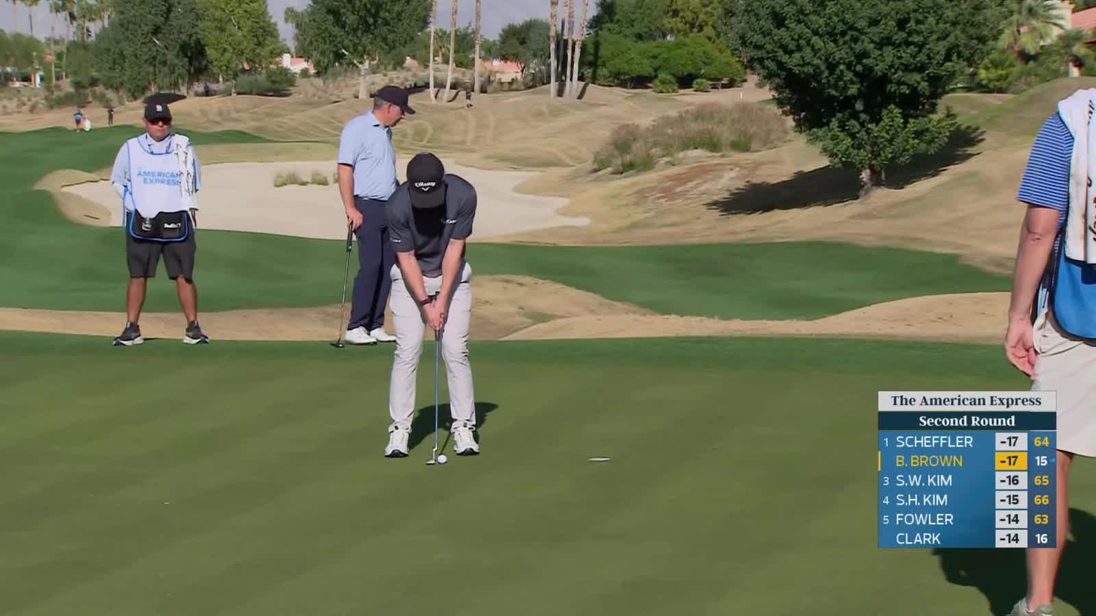 Blades Brown | Round 2 | 7th hole | Shot 5 | 2026 The American Express