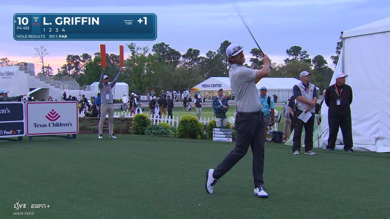 Lanto Griffin | Round 2 | 10th hole | Shot 1 | 2025 Houston Open