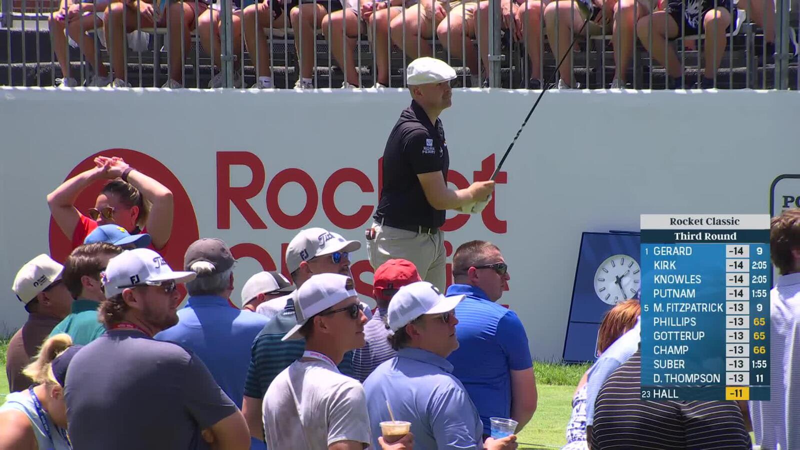 Harry Hall | Round 3 | 1st hole | Shot 1 | 2025 Rocket Classic
