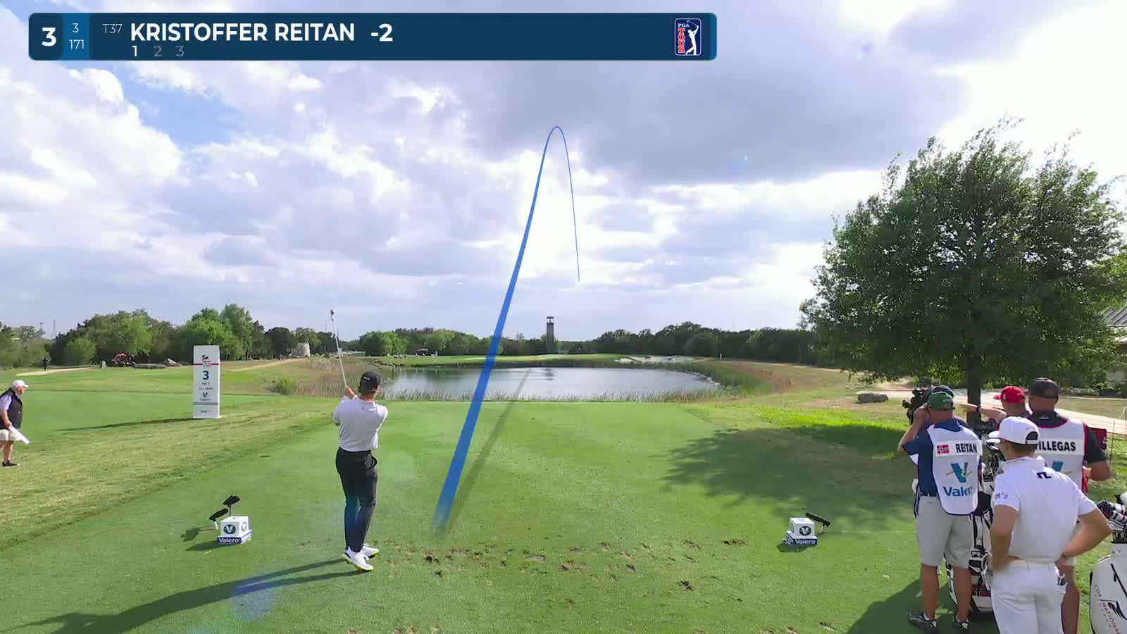 Kristoffer Reitan | Round 1 | 3rd hole | Shot 1 | 2026 Valero