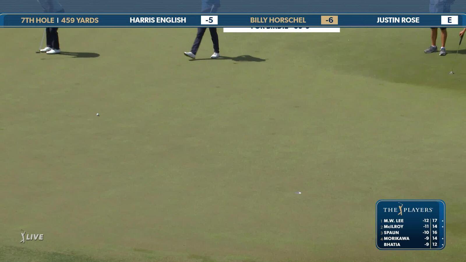 Billy Horschel | Round 2 | 7th hole | Shot 4 | 2025 THE PLAYERS